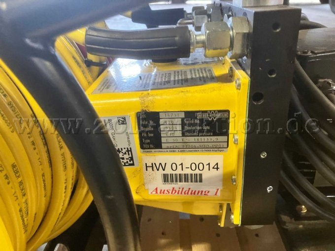 Typenschild Aggregat