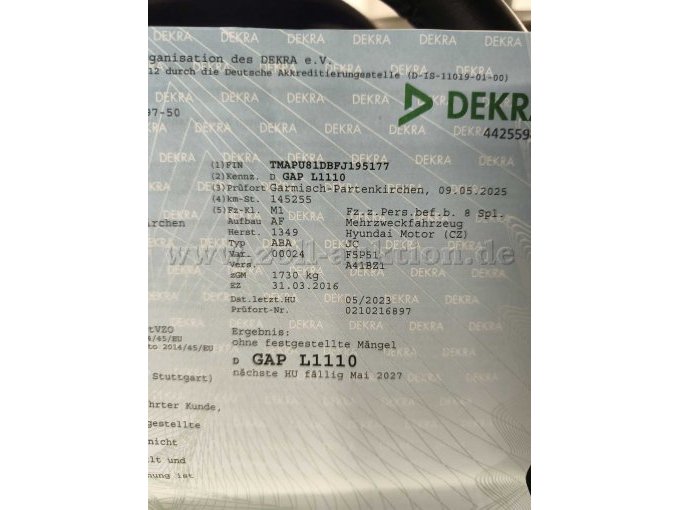 1 Hyundai IX 20 1.6 Crossline Automatik – foto 10 – kavel bij Zoll-Auktion, Garmisch-Partenkirchen