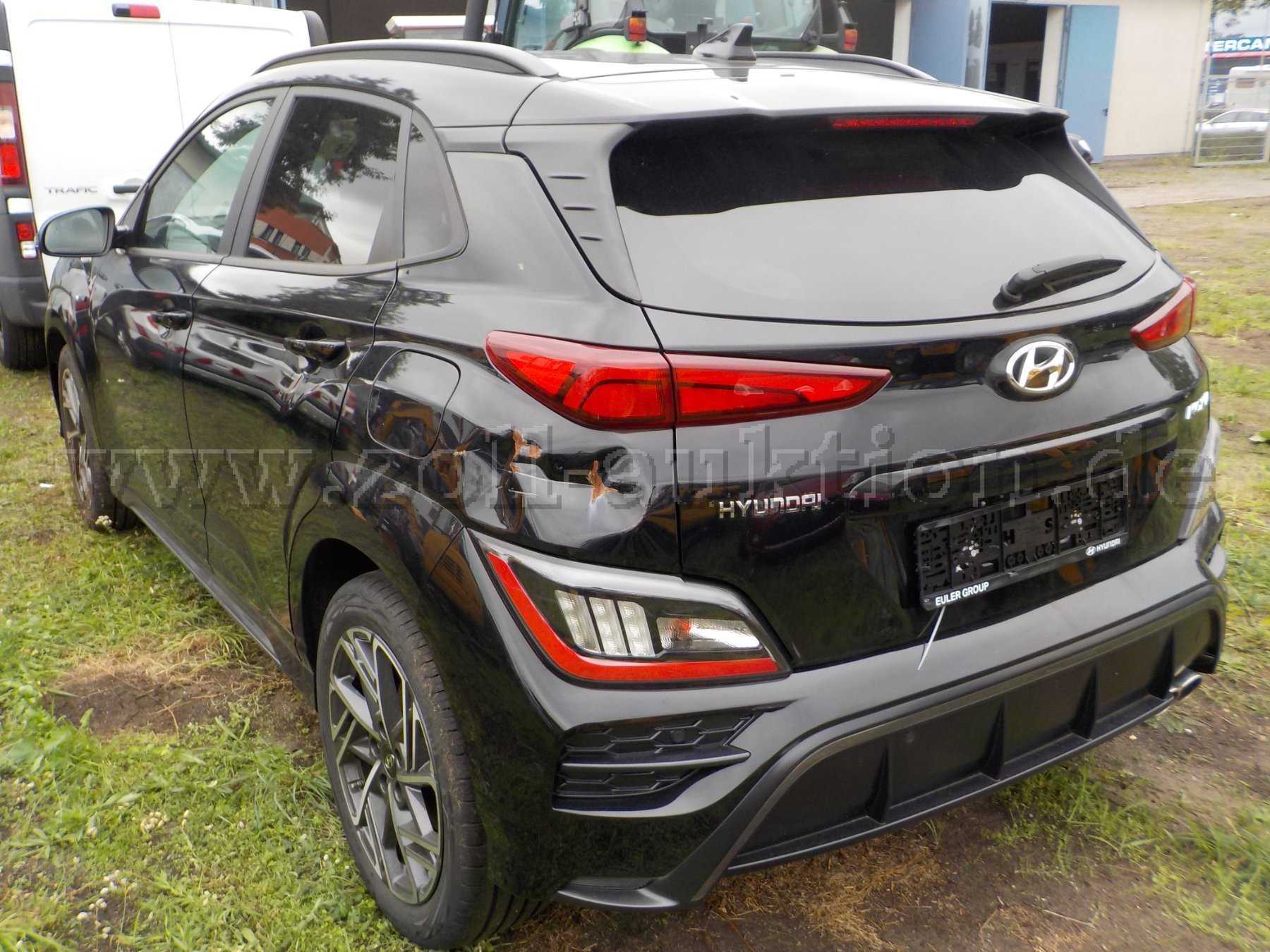 Heck- und Seitenansicht Hyundai