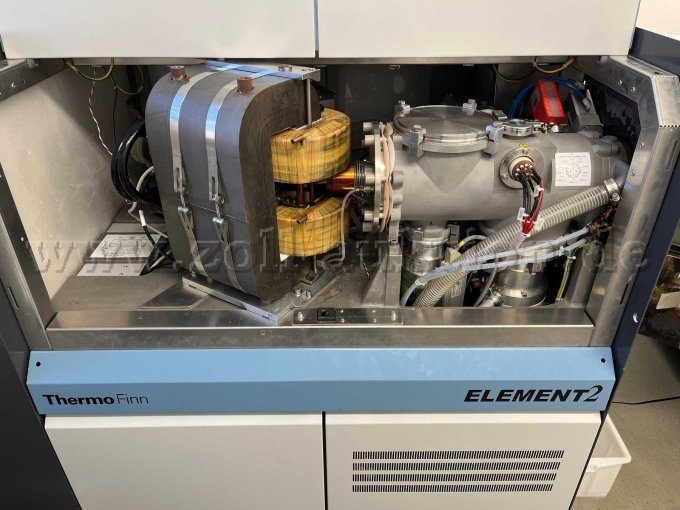 Das Innere des Element2: Ionenoptik und Magnet