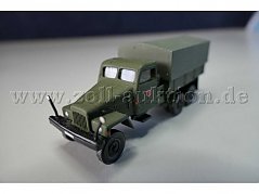 Militär-Modellfahrzeug von schräg vorne