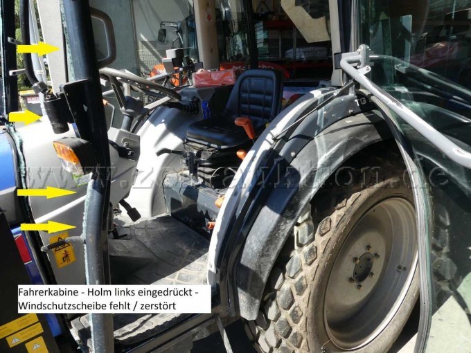 Beschädigung durch Unfall