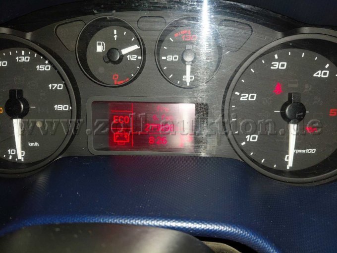 Bild 10:
Armatur mit Kilometerstand