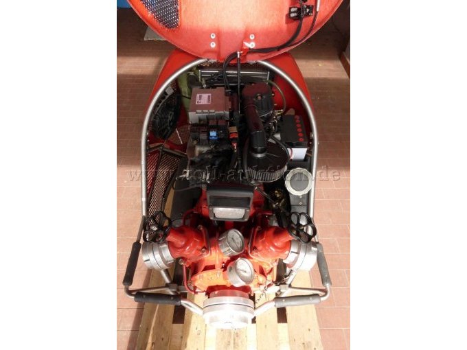 IVECO Magirus Tragkraftspritze / Draufsicht