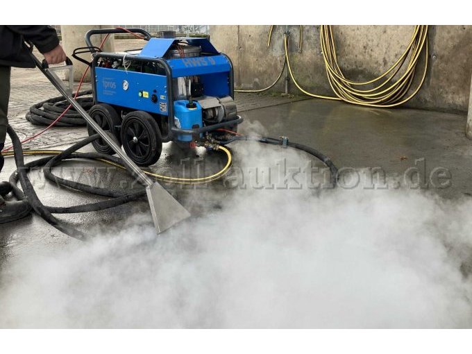 Heiss-Wasser-Schaum Gerät Ansicht Funktonsbetrieb