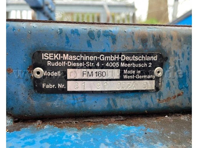 1 Iseki FM 160 sikkelmaaier / maai-unit – foto 4 – kavel bij Zoll-Auktion, Apen