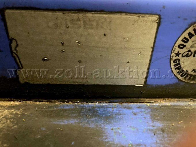 Typenschild Mähdeck