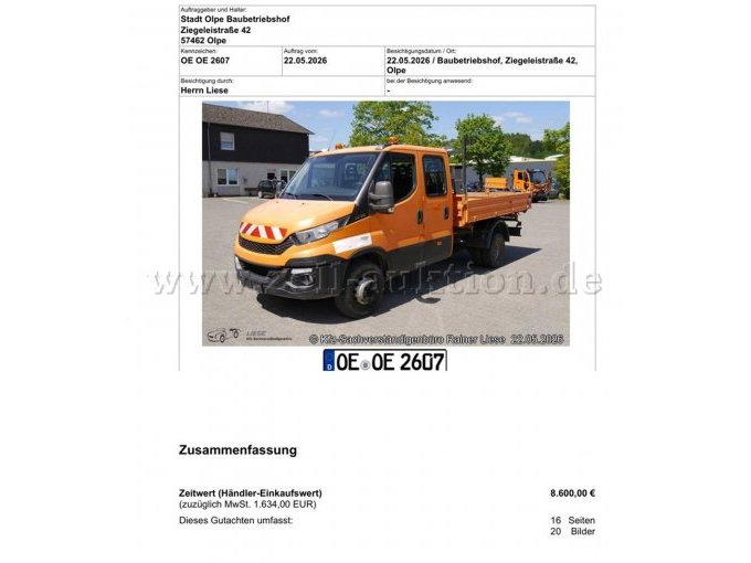 Gutachten Auszug