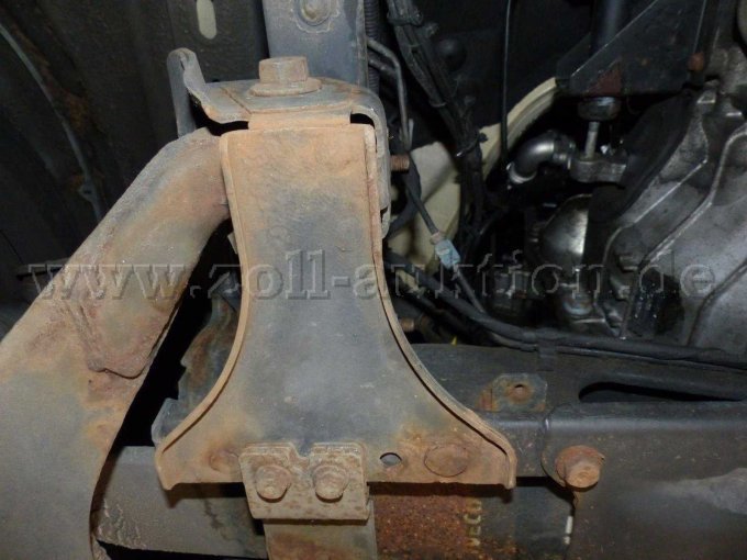 Achsteile mit Korrosion