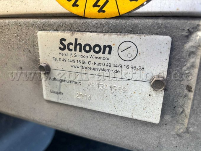 Typenschild Pritsche