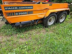 Muldenfahrgestell - links