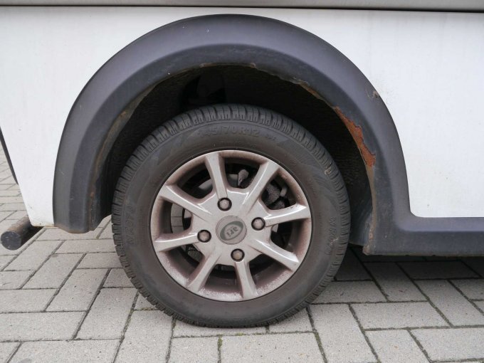 Reifen/Kotflügel hinten rechts