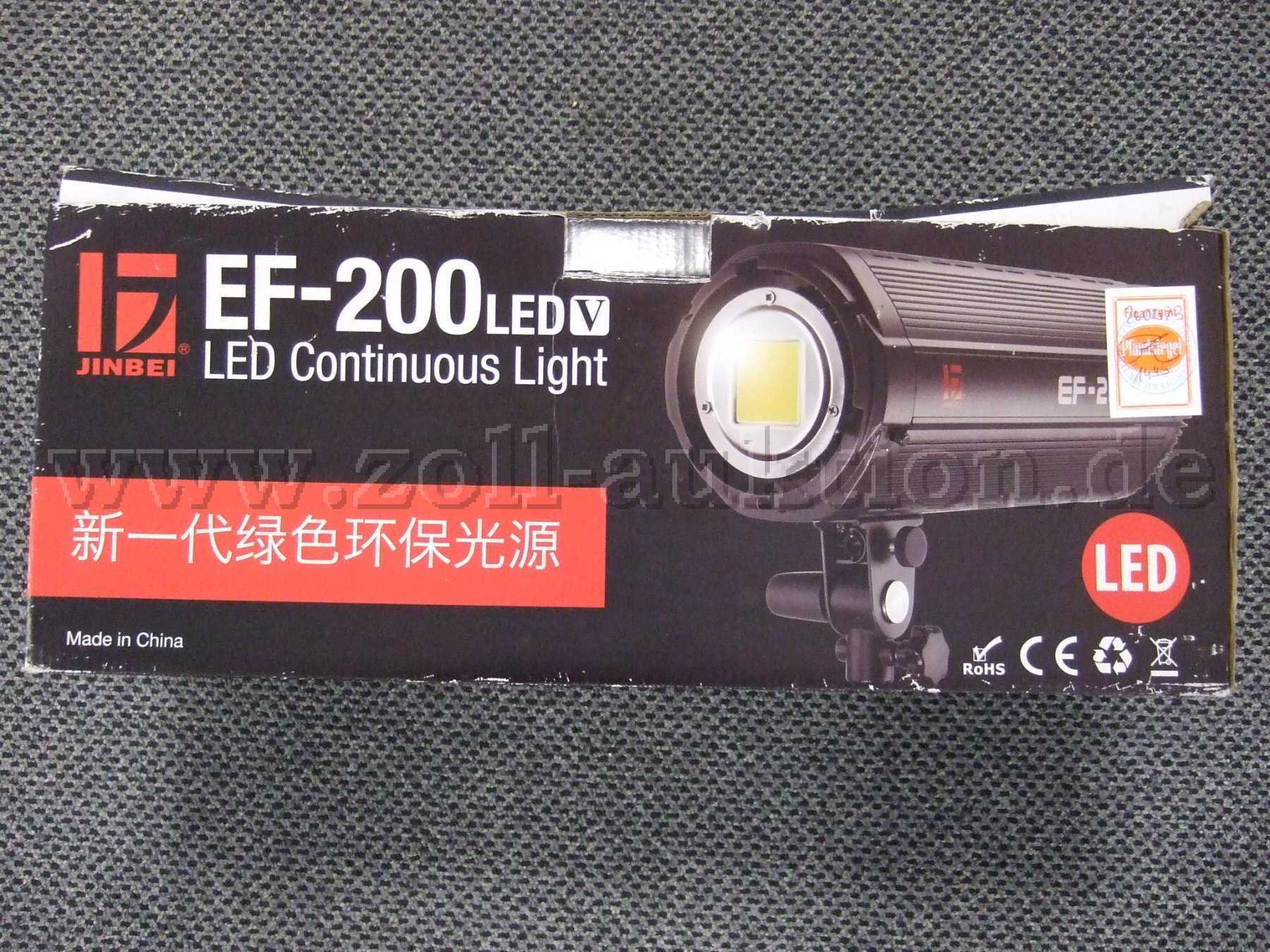 Jinbei EF-200 Verpackung