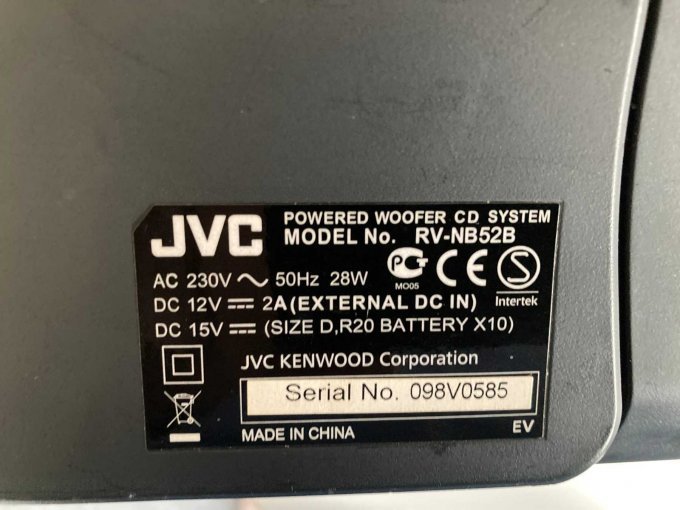 Typenschild mit CE-Zeichen