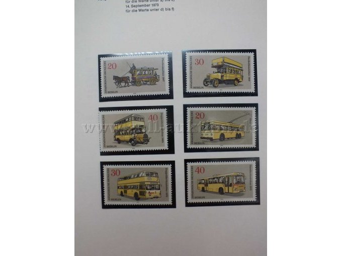 Exemplarische Ansicht der Briefmarken