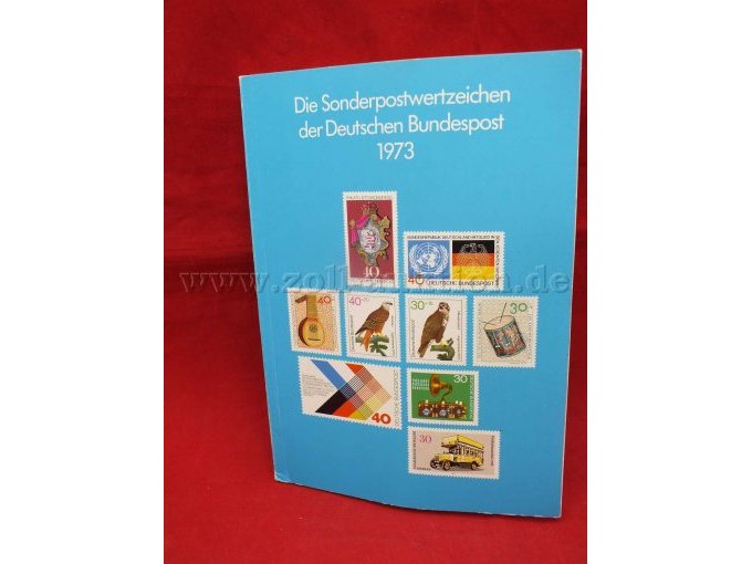 Gesamtansicht der Auktionsware "Sonderpostwertzeichen der Deutschen Bundespost 1973"
