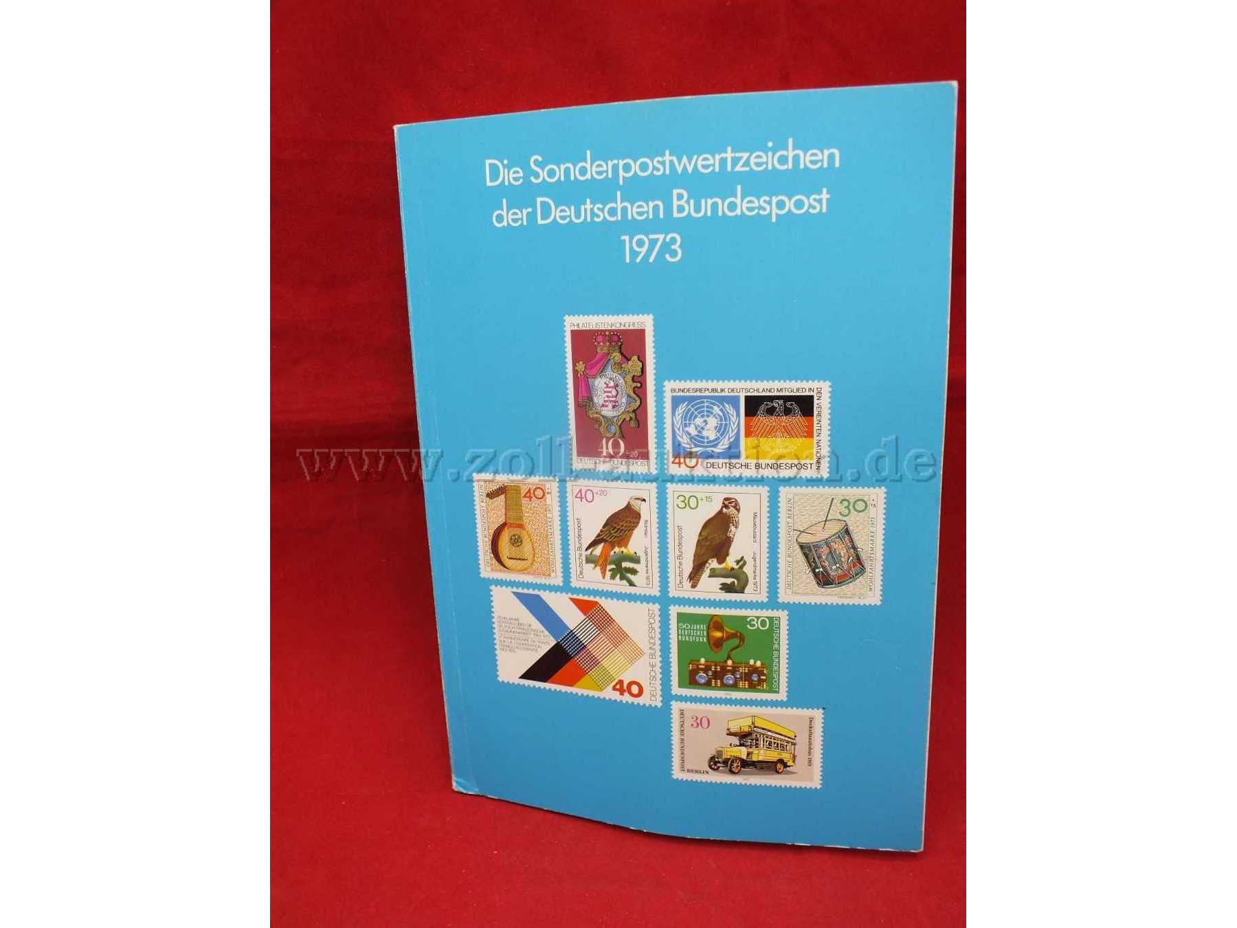 Gesamtansicht der Auktionsware "Sonderpostwertzeichen der Deutschen Bundespost 1973"