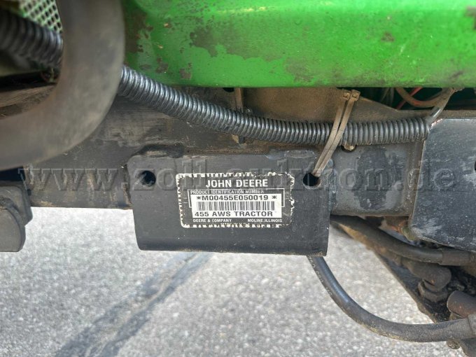 Typenschild Traktor