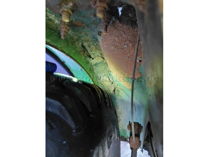 Rostschäden Radkasten Hinten Rechts