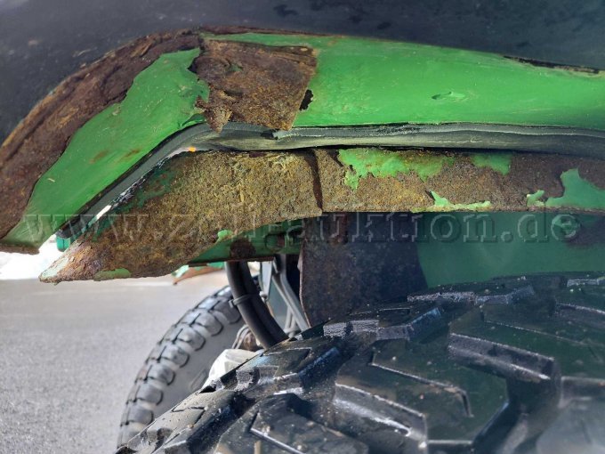 Rostschäden Radkasten