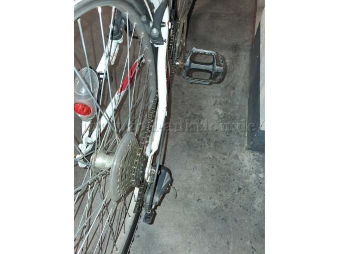 Jugend Mountainbike weis Schaltung verrostet