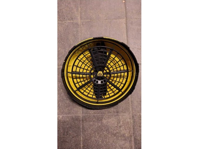 Der Flächenreiniger von unten