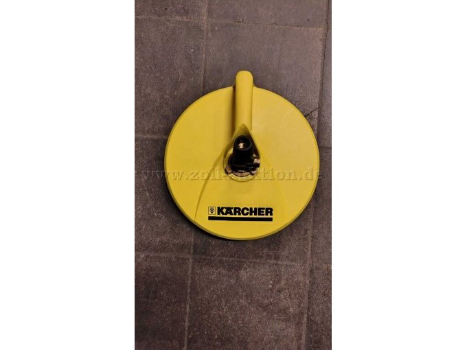 Der Flächenreiniger von oben