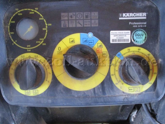 Kärcher Hochdruckreiniger, Bedienamatur