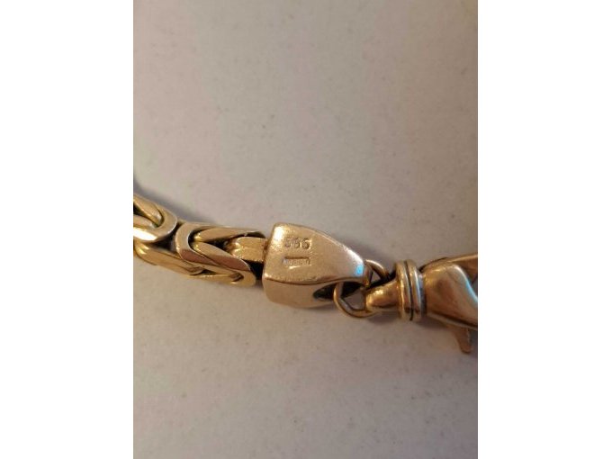 1 Königskette *** 14 Karat Gelbgold *** – foto 3 – kavel bij Zoll-Auktion, München