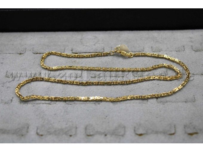 Königshalskette aus 585er Gelbgold