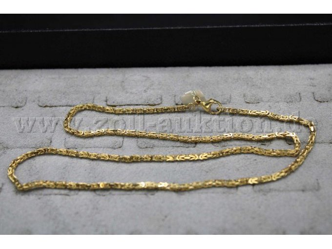 Königshalskette aus 585er Gelbgold