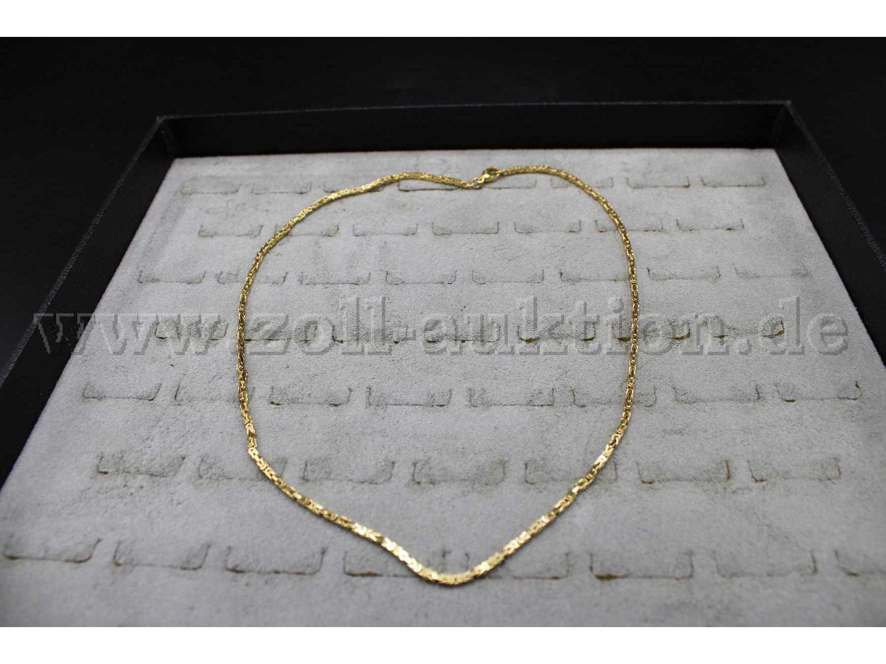 Königshalskette aus 585er Gelbgold