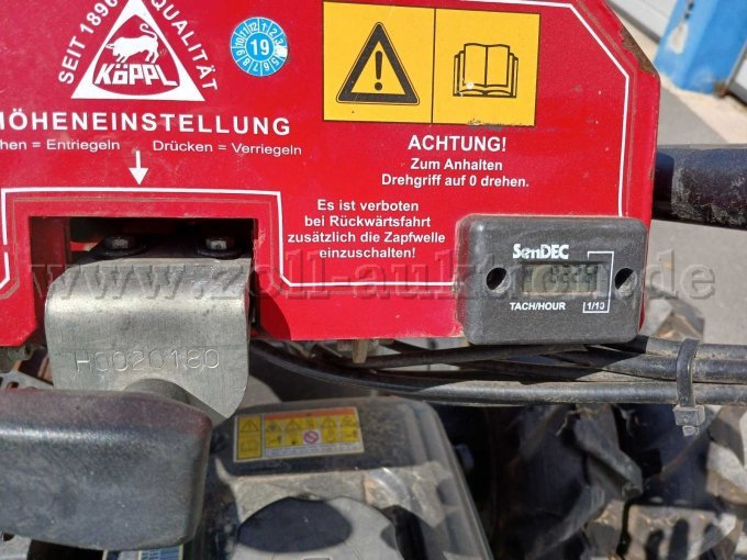 1 Köppl tweewielige tractor, type CC 14-2 – foto 5 – kavel bij Zoll-Auktion, Bayreuth