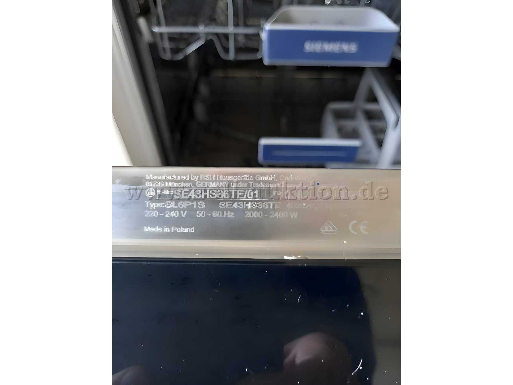 Geschirrspüler Modell