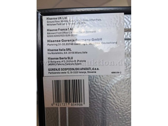 1 Kühlschrank Side by Side der Fa. Hisense TYP RS677N4BFD – foto 7 – kavel bij Zoll-Auktion, Marsberg