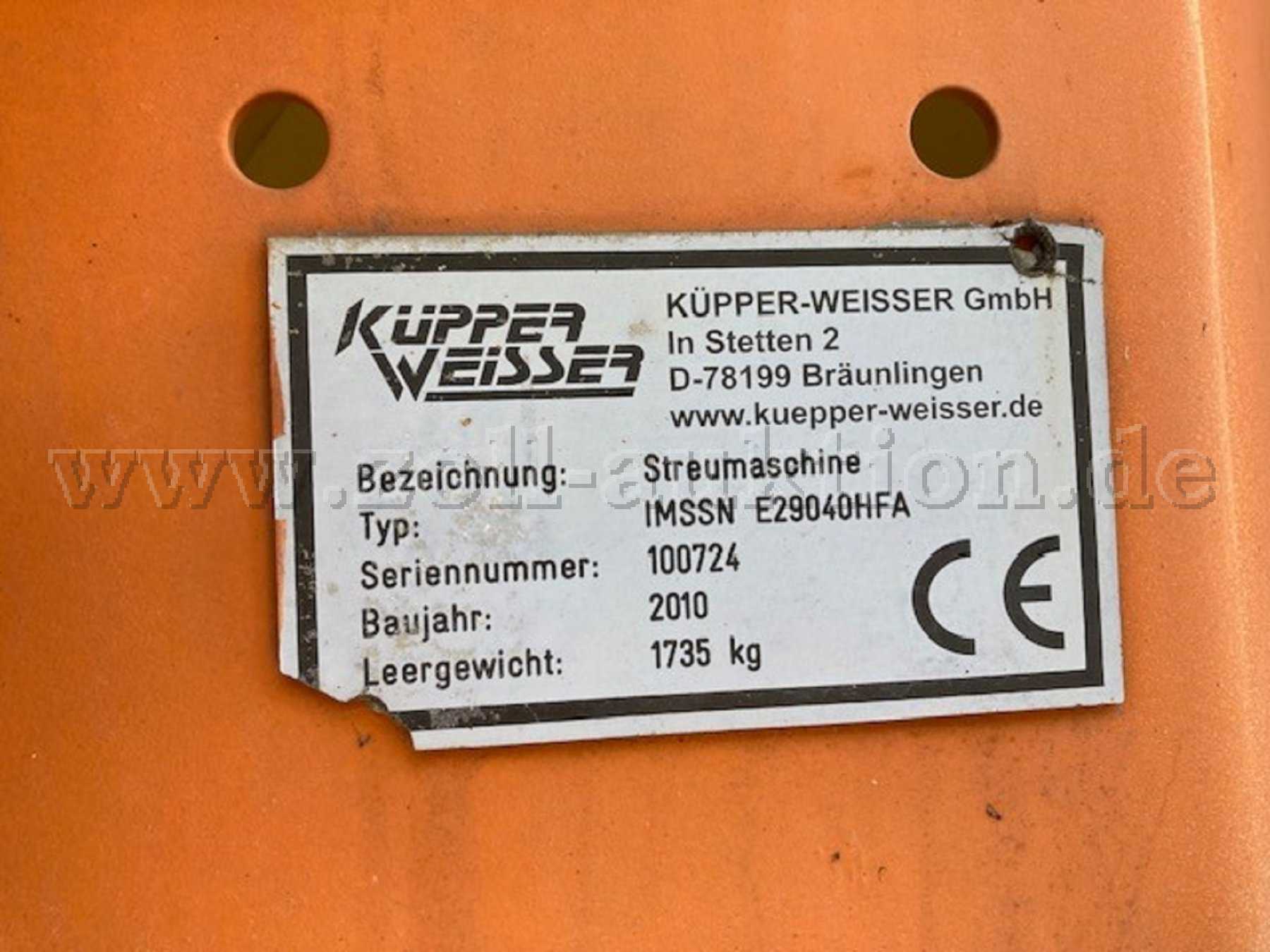 Aufsatzstreuer Information