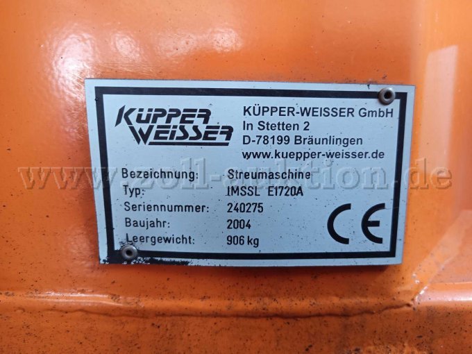 1 Küpper-Weisser Streugerät IMSSL – foto 4 – kavel bij Zoll-Auktion, Gütenbach