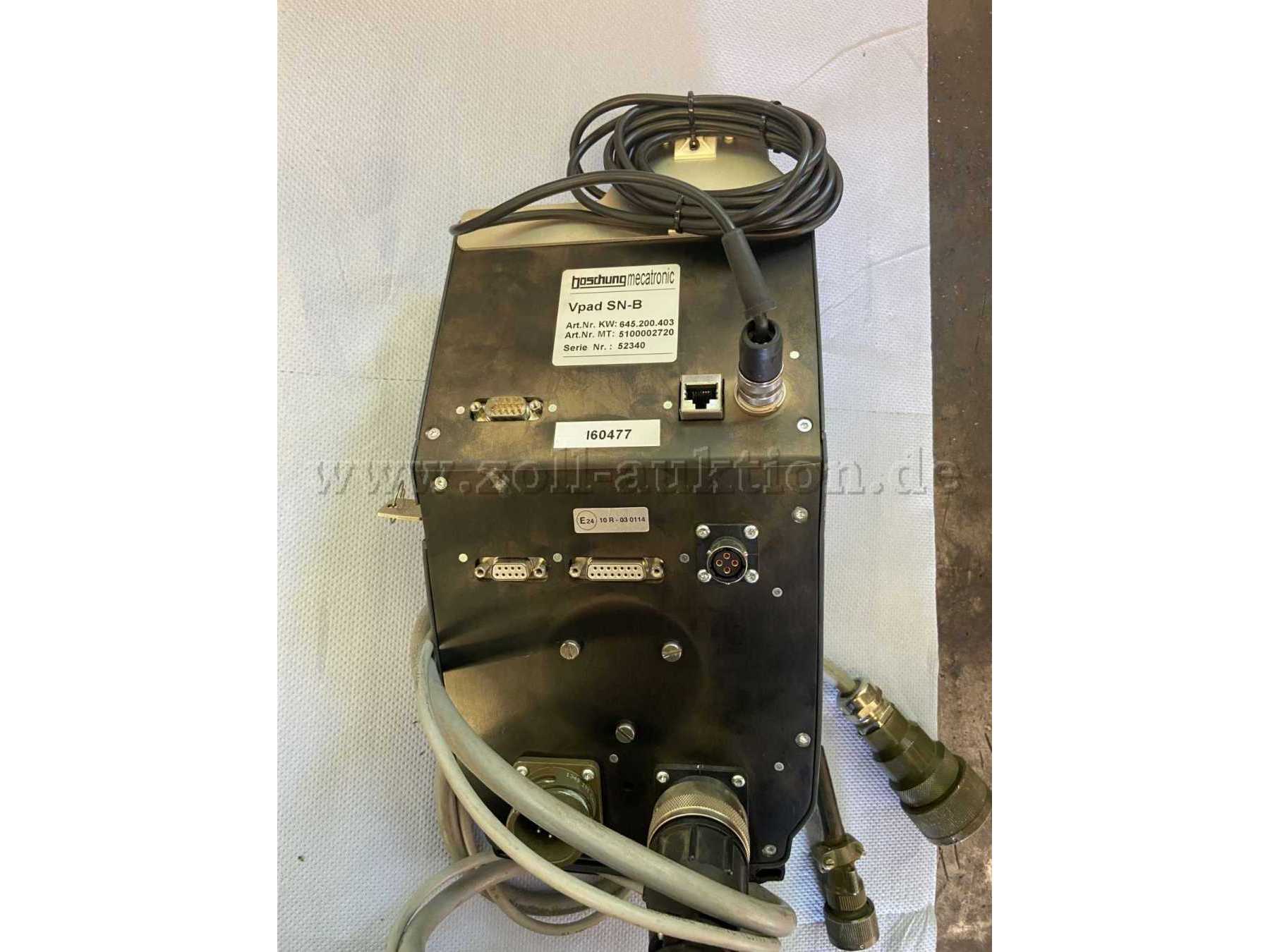 Küpper-Weisser Streumaschine, Steuereinheit
