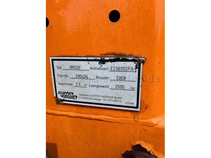 1 Küpper Weisser 3,5 m³ Anhänge-Streumaschine mit FS 30 Streutechnik – foto 10 – kavel bij Zoll-Auktion, Neuenhaus