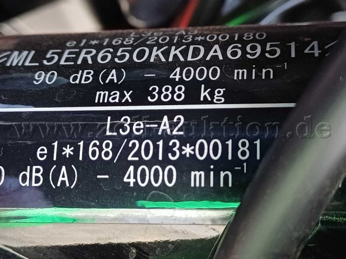 Kawasaki Z650 - Fahrgestellnummer