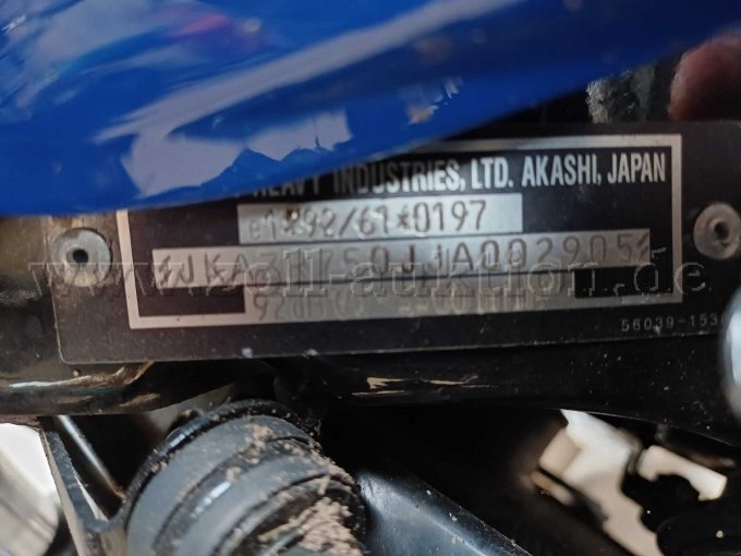 1 KAWASAKI Z750 Naked Bike - Unfallschaden - gebraucht als Teilespender – foto 4 – kavel bij Zoll-Auktion, Lontzen