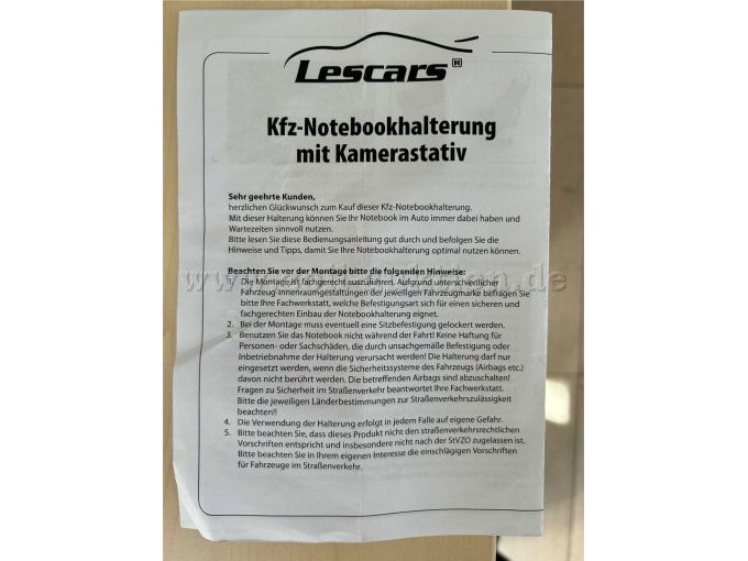 Bedienungsanleitung