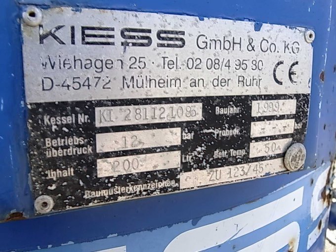 Druckstrahlkessel