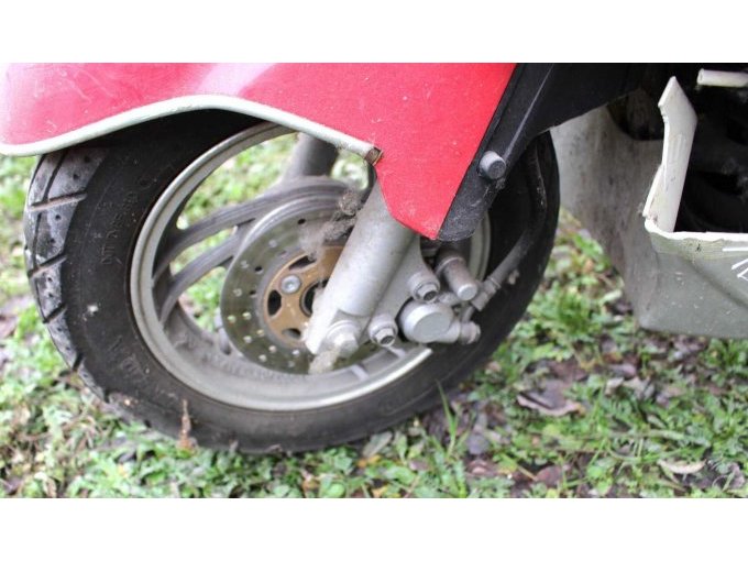 Vorderrad mit Scheibenbremse