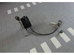 Kabeltrommel mit Kabel, Dose und Stecker