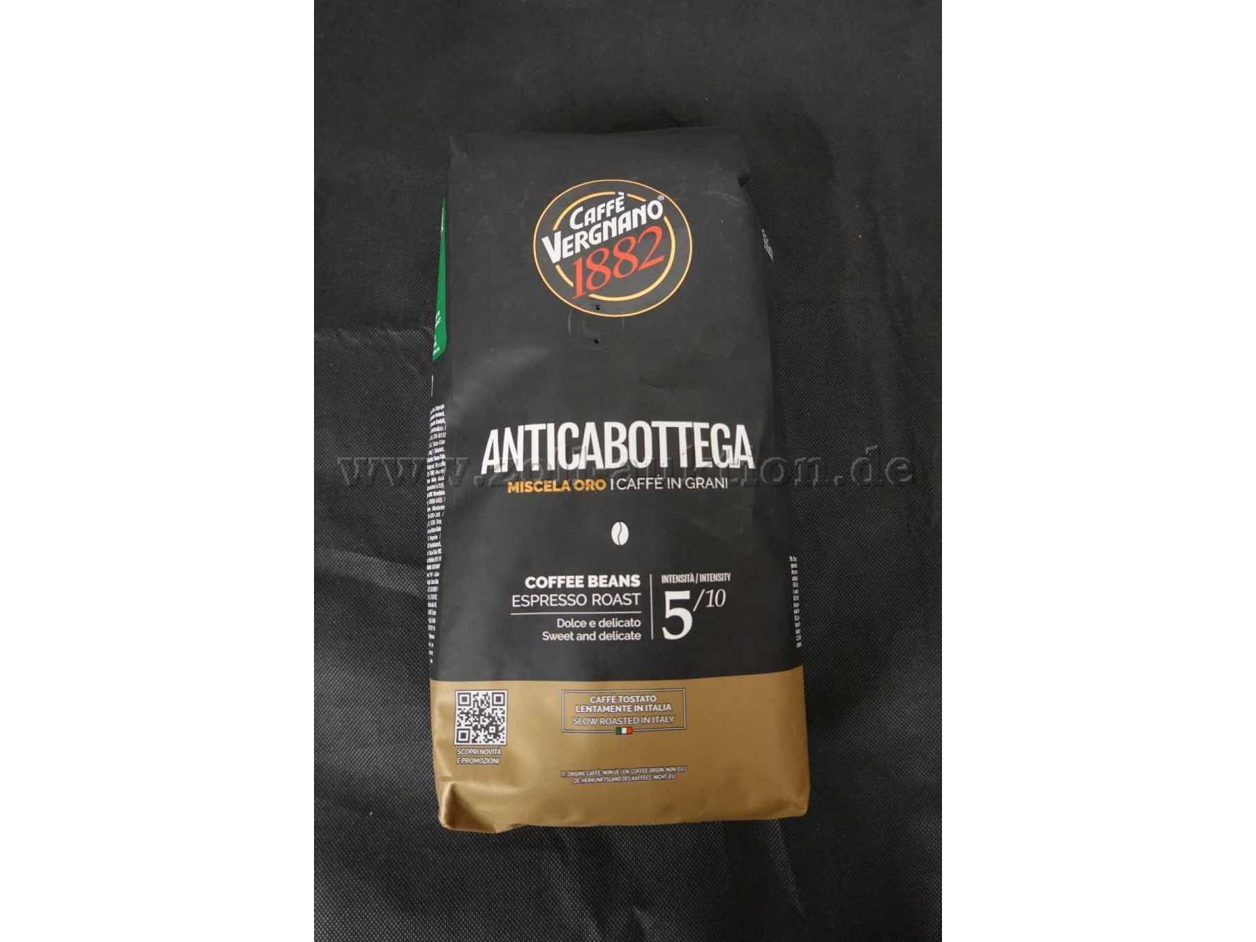 1kg Kaffeebohnen "Caffe Vergnano 1882 Anticabottega"
MHD: 01/2027