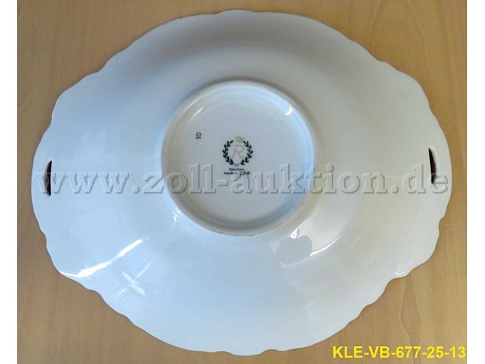 Stempel der Unterseite Prunkschale