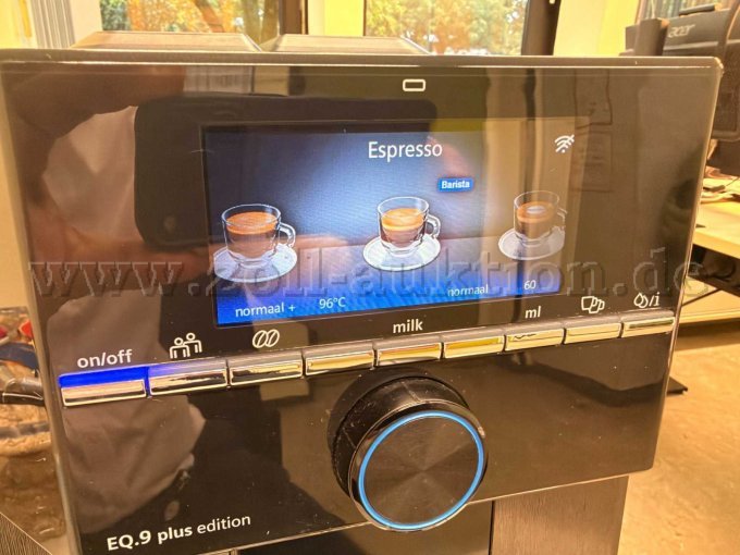 1 Kaffeevollautomat Siemens EQ.9 Plus Edition – foto 6 – kavel bij Zoll-Auktion, Kleve