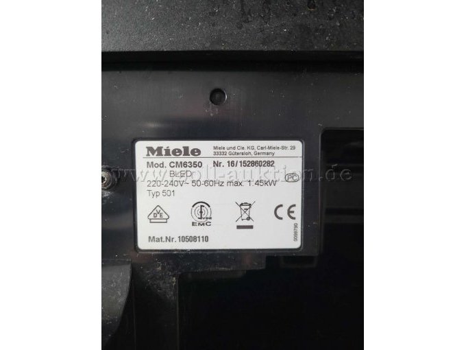 1 volautomatische koffiemachine van Miele, model CM6350 / type 501, tweedehands – foto 7 – kavel bij Zoll-Auktion, Berlin
