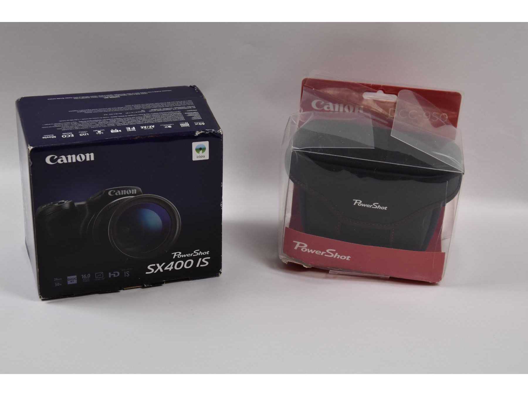 1 Kamera „Canon“ Power Shot SX400IS & 1 Kamera-Tasche PowerShot
